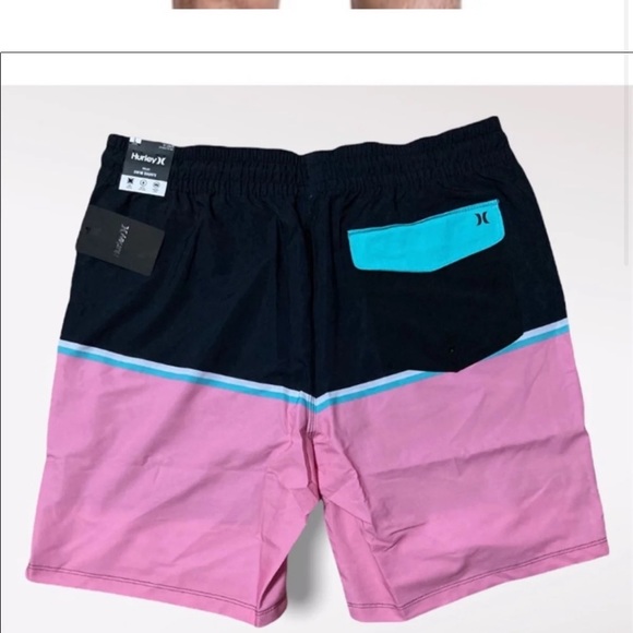 🔥Hurley Volley Color Block Swim Trunks  NWT - Picture 4 of 10